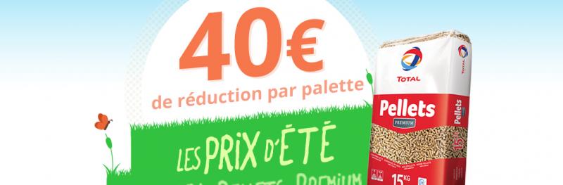 40 euros de r duction sur votre palette de pellets