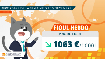Prix du fioul du 15 décembre 2025