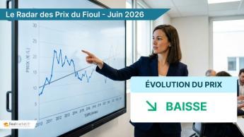 Présentation du bilan de l'évolution du prix du fioul en juin 2026
