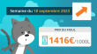 Prix du fioul 18 septembre