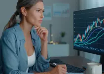 dame inquiète qui compare les prix du fioul en hausse