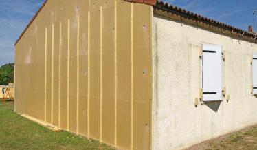 isolation extérieur d'une maison