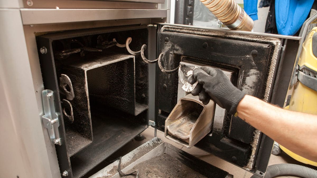 entretien d'une chaudière à pellets