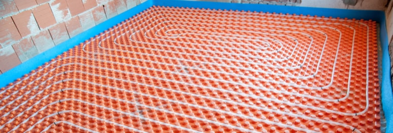 Plancher chauffant et chaudière à condensation