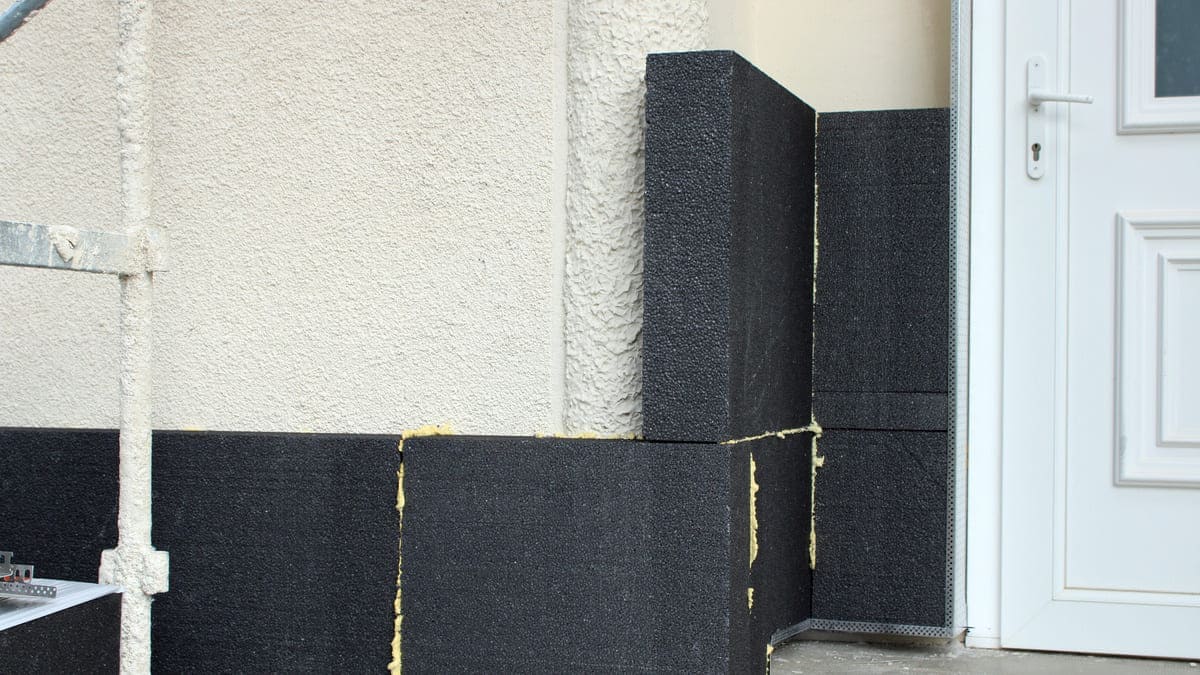 pose isolation des murs extérieurs