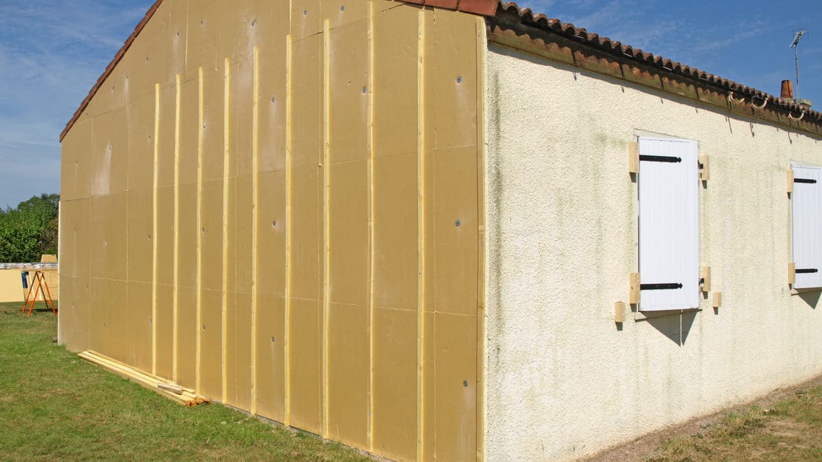 isolation extérieur d'une maison