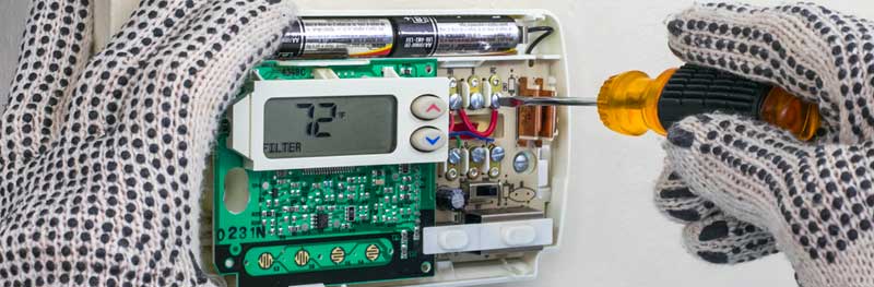 Installer thermostat sans fil chaudière gaz connecter les fils conseils  branchement chauffage